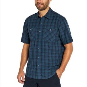 Orvis Men's XXL Tech Chambray Short Sleeve work shirt